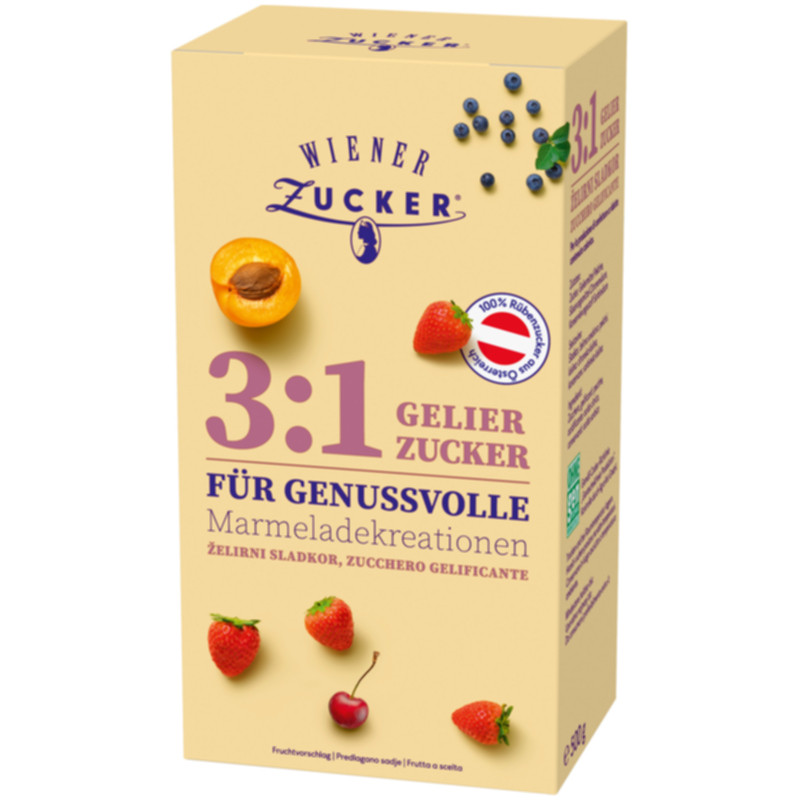 Wiener Zucker Gelierzucker 3:1 500 g